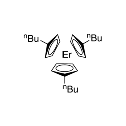 Tris(butylcyclopentadienyl)erbium(III) - CAS:153608-51-6 - Er(nBuCp)3, Tris(n-butylcyclopentadienyl)erbium, Erbium tris(1-butylcyclopenta-2,4-dien-1-ide)
